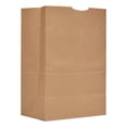 thumbnail image 1 of Ross & Wallace Paper Products 110410 12 in. x 7 in. x 17 in. 52 lbs. Capacity 1/6 BBL Grocery Paper Bags - Kraft (500/Bundle), 1 of 3