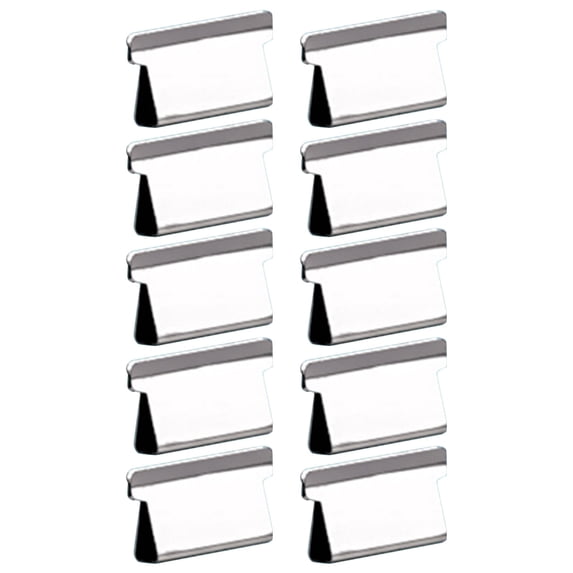Paper Binding Clip,No Slip Clip Refills,Portable Binder Clip Stapler Accessories,Binds Up to 40 Pages,Reusable Push Clip,Works with No Slip Clip Dispenser,for Desktop Document Home Office(Silver)