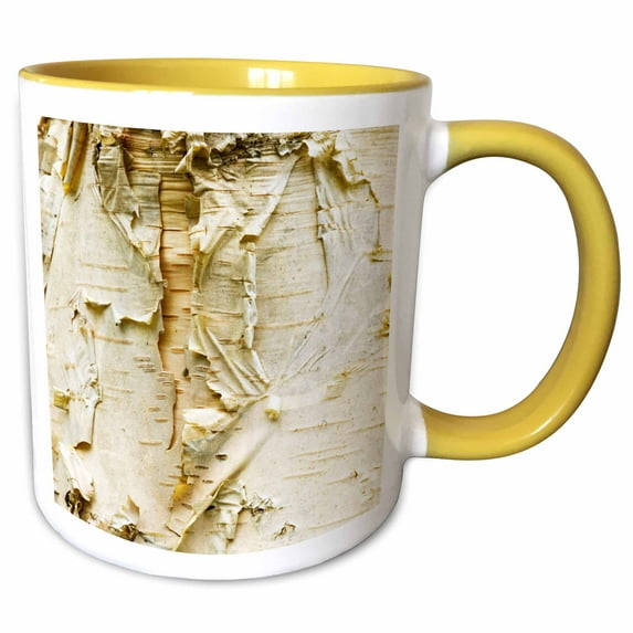 3drose, Paper Birch Tree, Washington Arboretum, Seattle - Us48 Dgu0233 - Darrell Gulin, 15oz Two-tone Yellow Mug