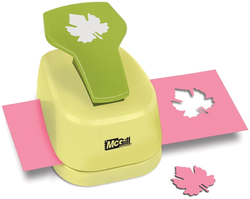 Paper Blossoms Lever PunchGrape Leaf, 1.25"X1.375", Pk 1, Mcgill