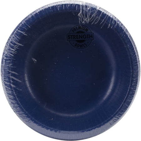 Paper Bowls 20oz 20/Pkg-Navy, Pk 2, Creative Converting