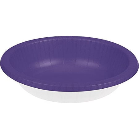 Paper Bowls 20oz 20/Pkg-Purple, Pk 2, Creative Converting