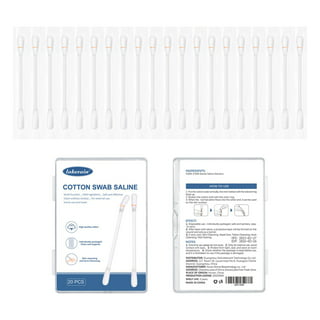  Meijer Paper Cotton Swabs, Travel Size Purse Pack, Soft and  Gentle, Made with 100% Cotton Wool Bud Ear Stick for Cleaning or Makeup  Application, 50 Count (Pack of 12) 
