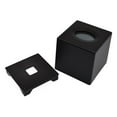 thumbnail image 1 of EXHUMKY Facial Tissue Storage Box Offices Public Spaces Plastic Black 1Pack, 1 of 6