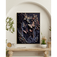 thumbnail image 1 of Paper Butterflies - Canvas Wall Art, 1 of 2
