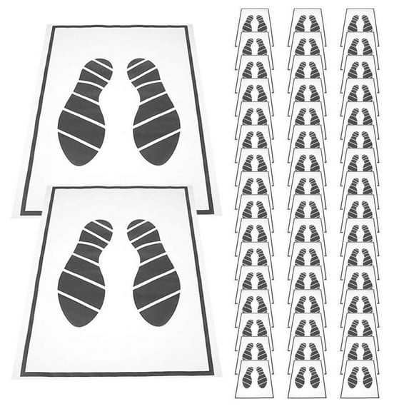 Paper Car Mats, Car Floor Mats Waterproof Automotive Floor Mats Shoe Print Floor Mat Car Floor Protector Automotive Mat Covers for Cars SUVs Trucks, 50 X 38cm