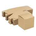 thumbnail image 1 of Paper Cardboard Boxes Gift Paper Box Brown 3.1x3.1x3.1 Inch for Gift Wrap 30Pcs, 1 of 5