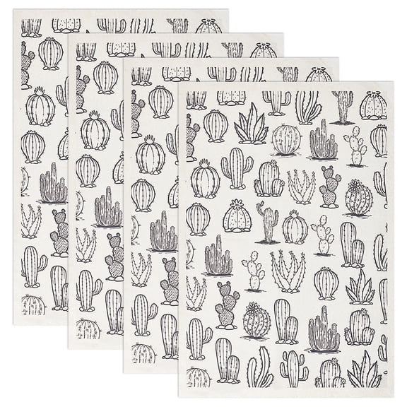 Paper Ceramic Decals Pottery Ceramics Clay Transfer Paper Underglaze Flower Paper Cactus 530x380x0.04mm DIY