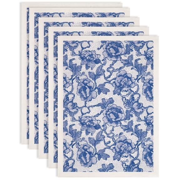 Paper Ceramic Decals Pottery Ceramics Clay Transfer Paper Underglaze Flower Paper DIY 520x370mm Pattern: 480x330mm Floral