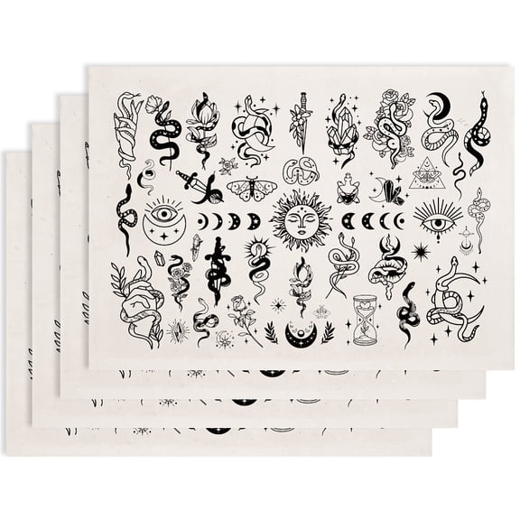 Paper Ceramic Decals Pottery Ceramics Clay Transfer Paper Underglaze Flower Paper Mixed Shapes 520x370mm Pattern: 48x33mm