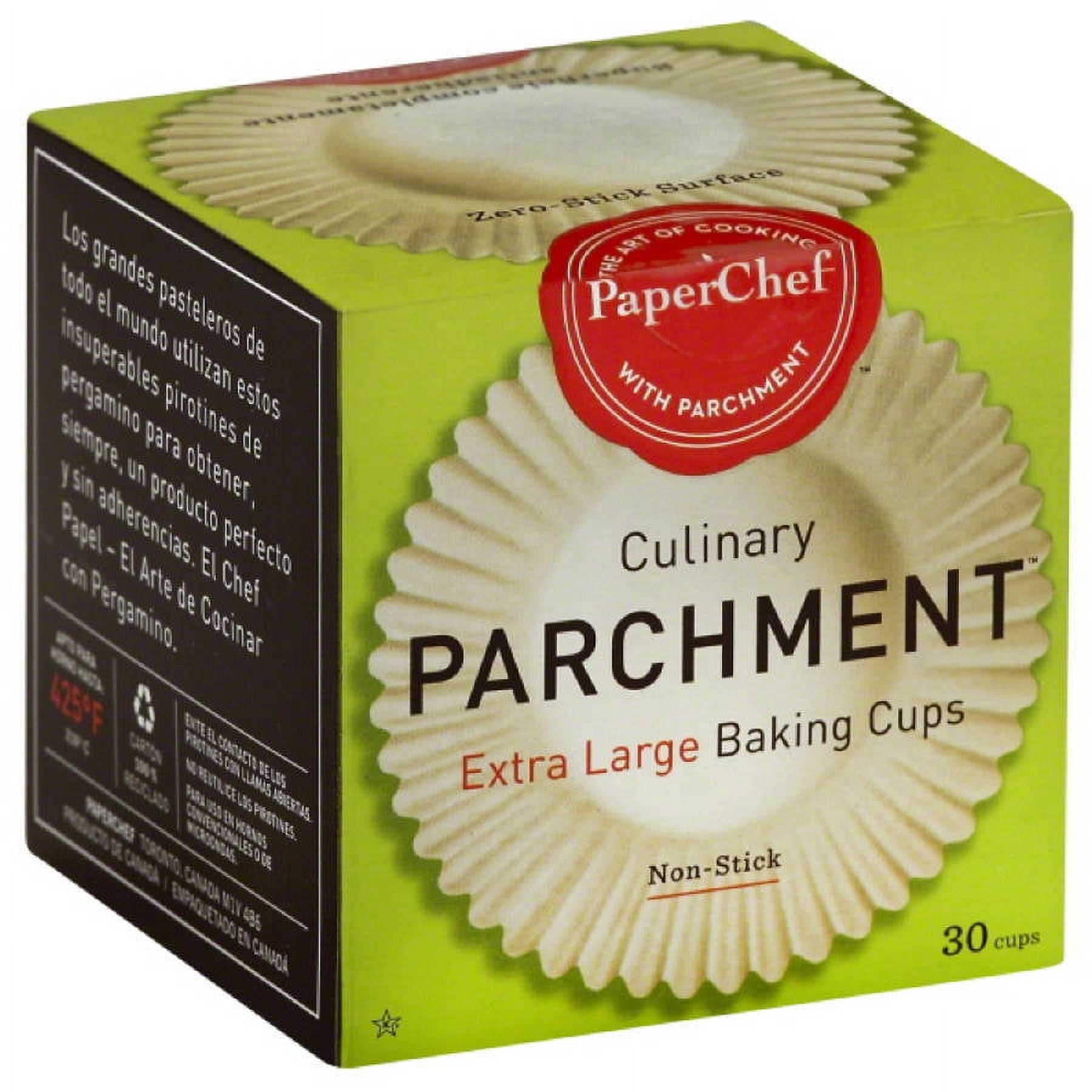 Paper Chef Culinary Parchment Baking Cups, Extra Large, 30 count, (Pack
