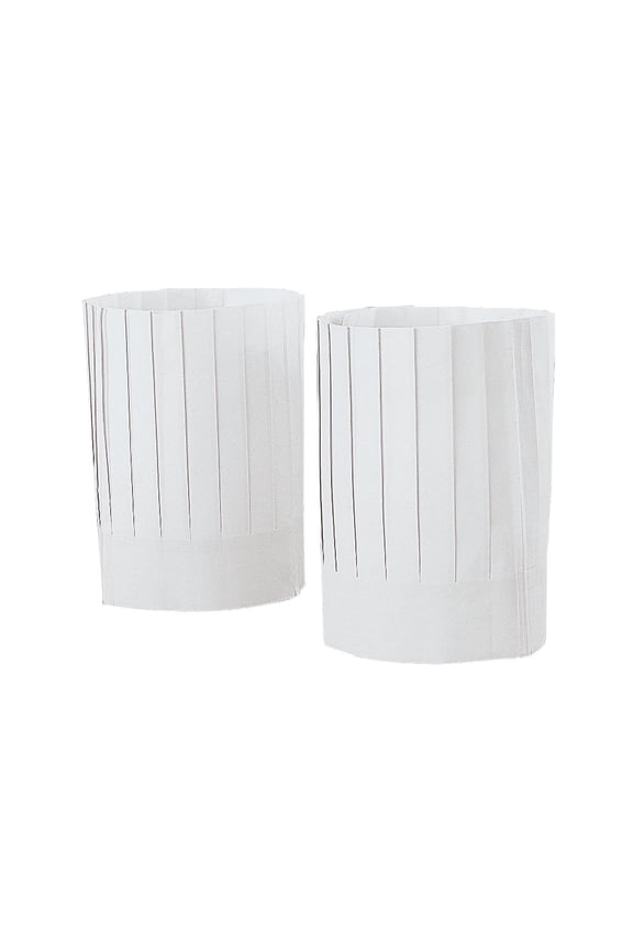 Cooking Chef Paper Party Chef Hats, White, 12 Pieces