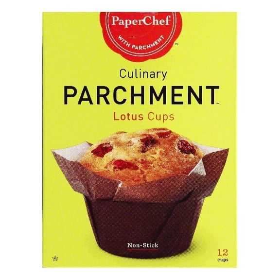 PaperChef Culinary Parchment Lotus, 12-Cups