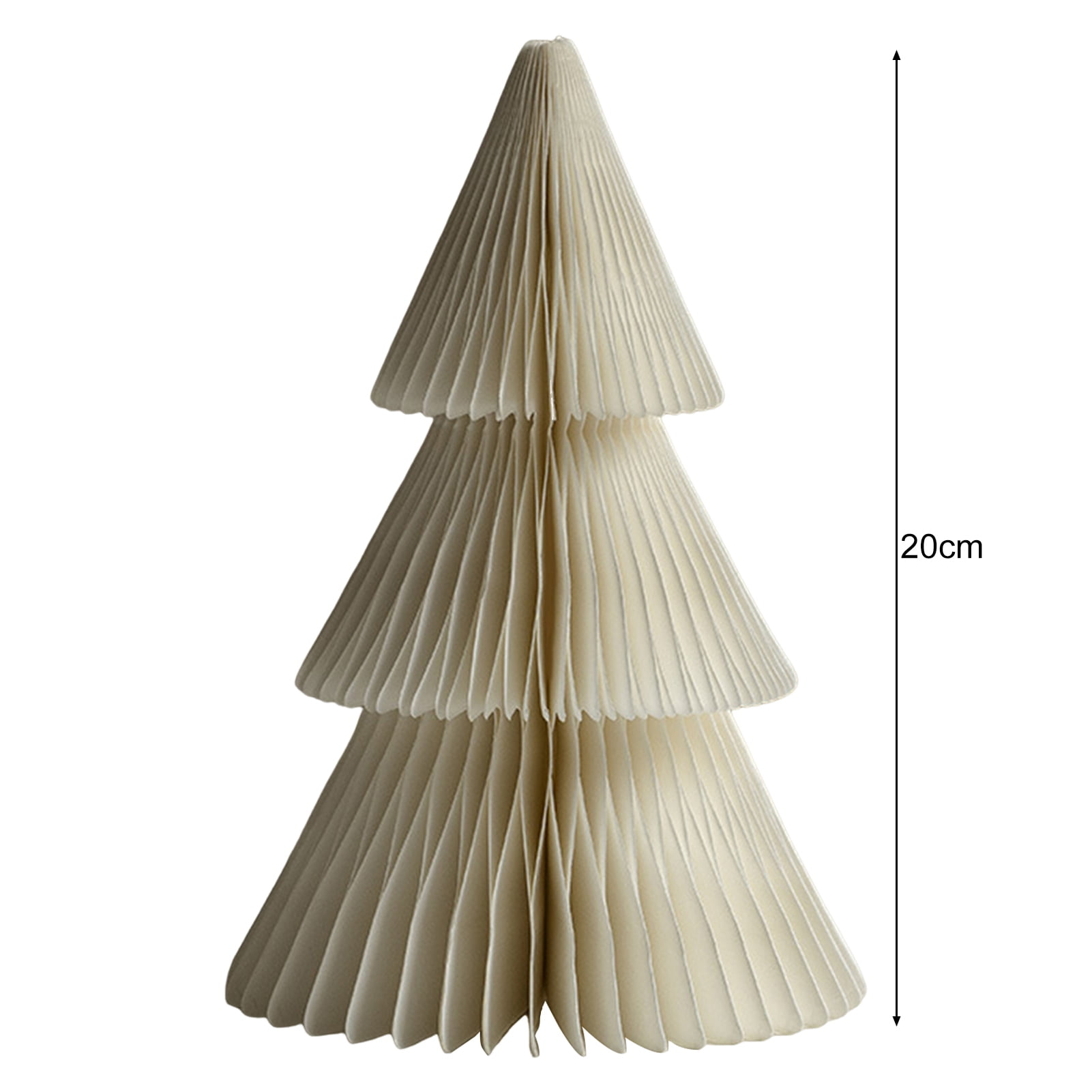 Poen Extra Large 3D Honeycomb Christmas Tree - 3 Ft Tall X 20 Inches Wide Red Paper Tree For Home Holiday Decor
