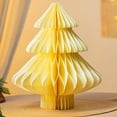thumbnail image 1 of Paper Christmas Tree Honeycomb Centerpiece Christmas Tree Decoration 3D Table Centerpiece for Modern Mantel Decoration Home Xmas Holiday Party(White), 1 of 6
