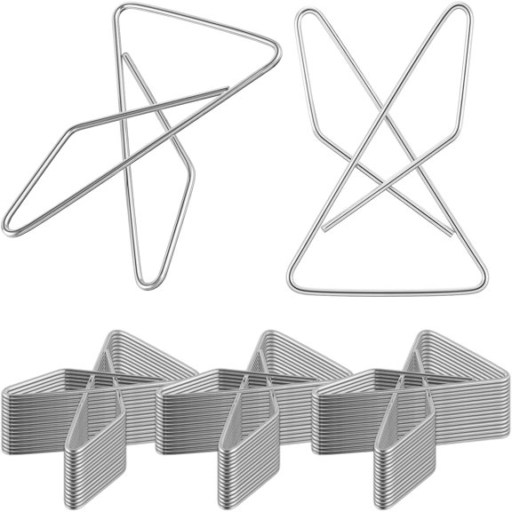 Paper Clamps Butterfly Clips Mental Wire Silver Durable Metal for Crafting Sewing Fabric DIY Project Holders(48 Pcs,Sliver,2.56 x 1.69 Inches)
