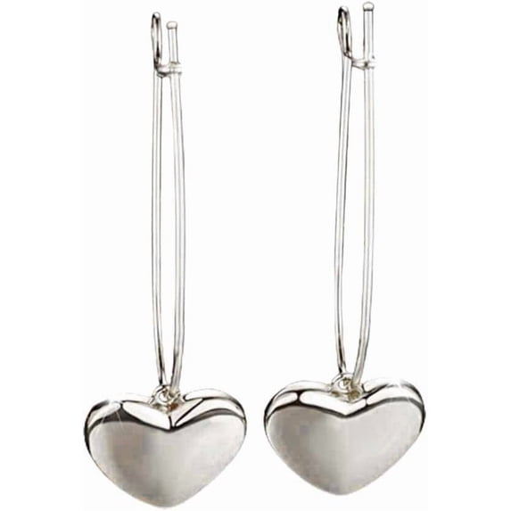 Paper Clip Earrings Heart Safety Pin Earrings for Women Dainty Paperclip Huggie Hoop Earrings Gold Plated Safety Pin Jewelry for Women