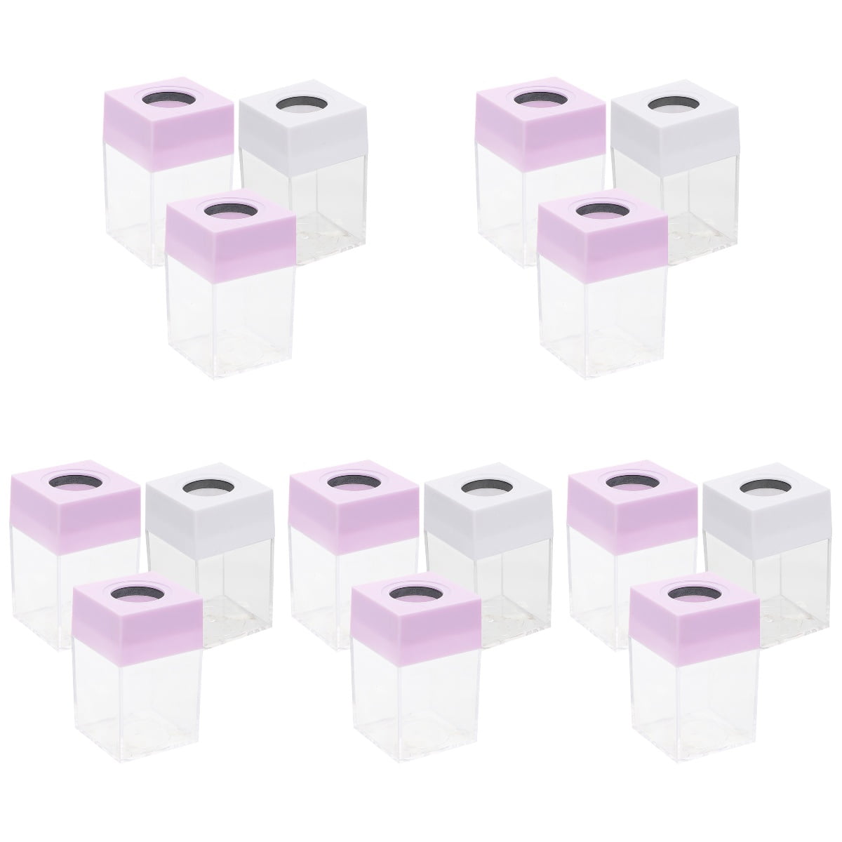 Paper Clip Storage Bucket 15 Pcs Clips Dispenser for Desk Paperclip