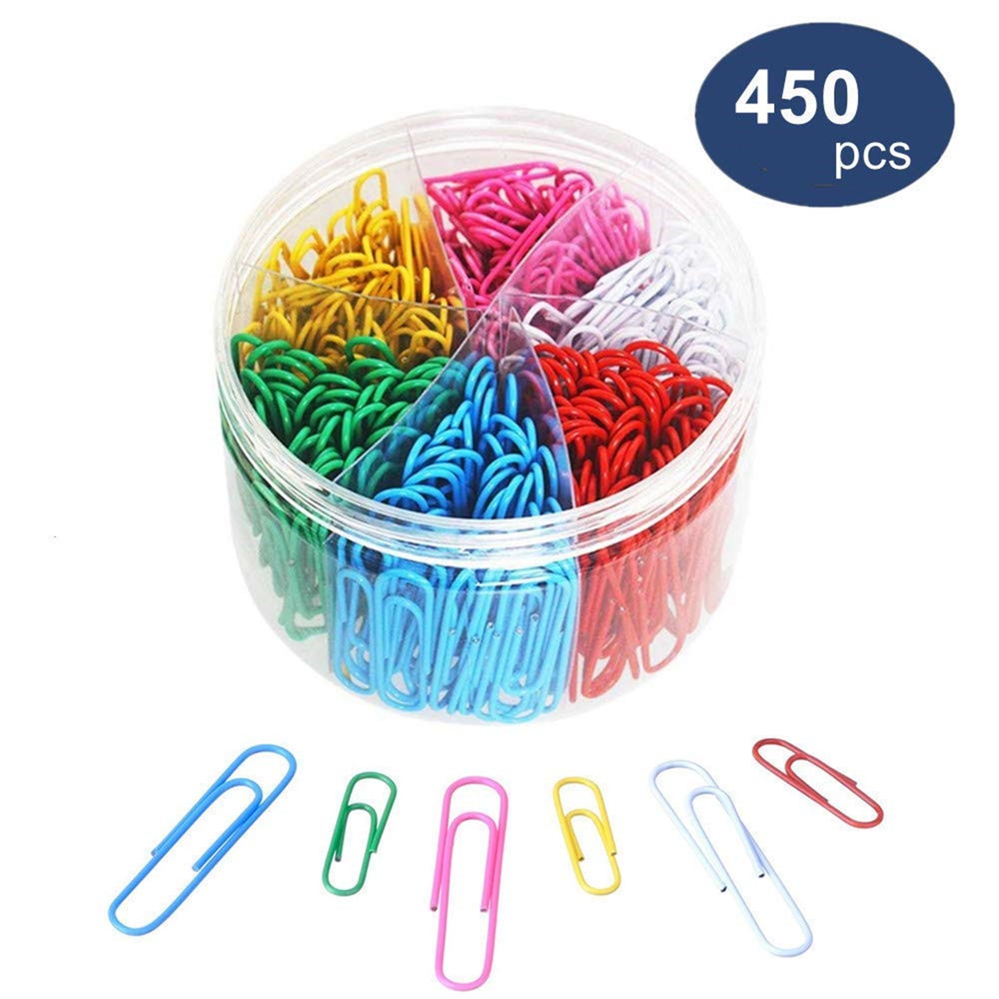 Paper Clips, 240pcs Medium Size Colored Paper Clip, PaperClips Assorted  Colors, Paper Clips for Paperwork Office School and Personal Use