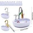 thumbnail image 1 of Paper Clips Holder for Washbasin, Creative Desk Organizer with Clips, 1 of 9