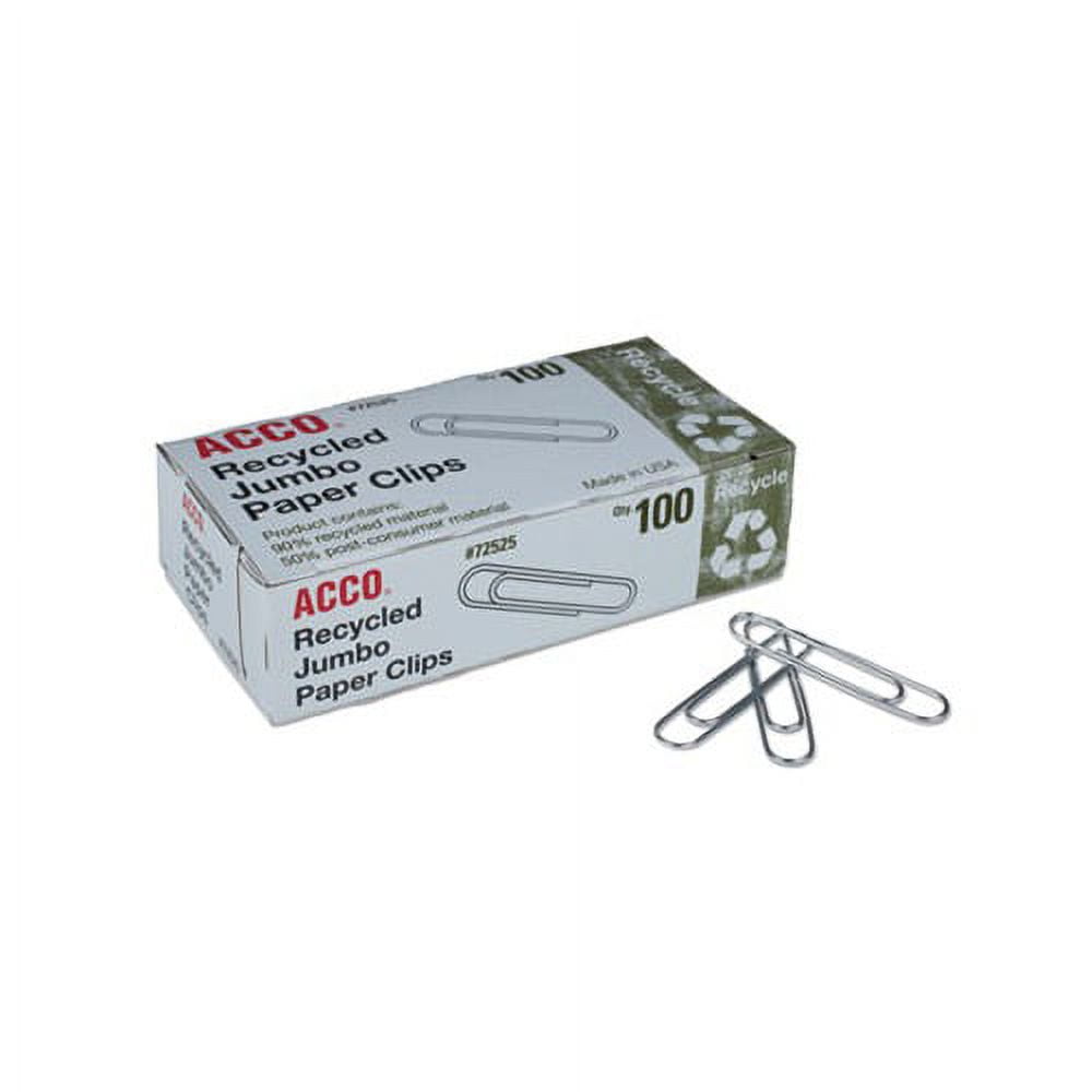 Paper Clips Jumbo, Silver, 1,000/Pack - Walmart.com