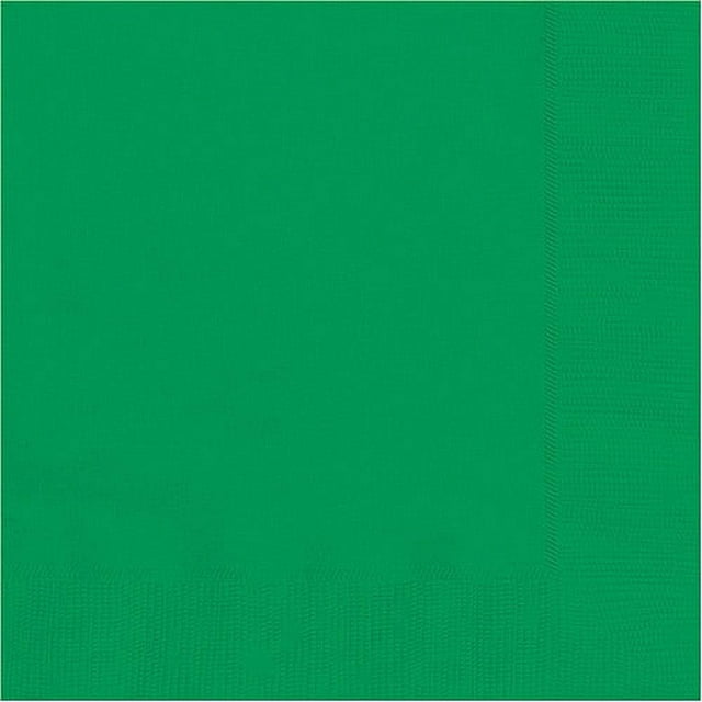 Paper Cocktail Napkins, 5 in, Green, 20ct