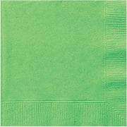 Paper Cocktail Napkins, 5 in, Lime Green, 20ct