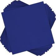 Paper Cocktail Napkins, 5 in, Navy Blue, 20ct