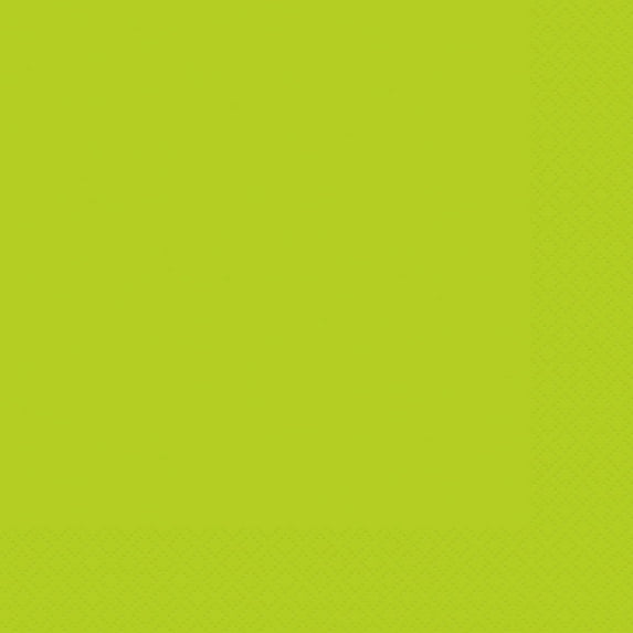 Paper Cocktail Napkins, 5 in, Neon Green, 20ct