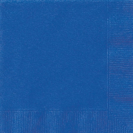 Paper Cocktail Napkins, 5 in, Royal Blue, 20ct (Pack of 12)