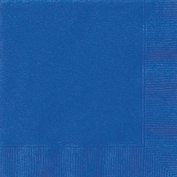 Paper Cocktail Napkins, 5 in, Royal Blue, 20ct