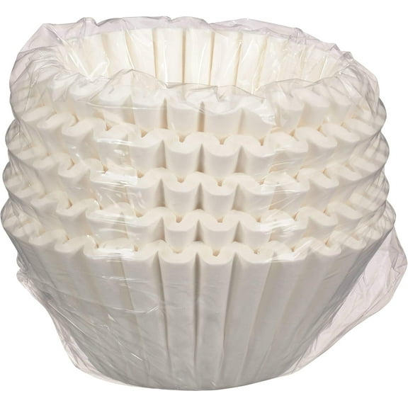 Paper Coffee Filter Fits Batch Brewers - Size 13"x 5" - 500 count (13x5)