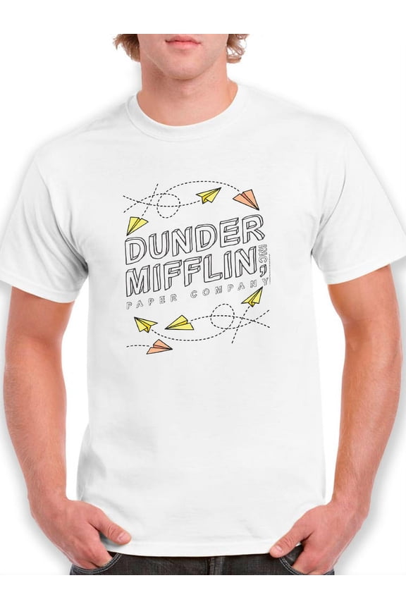 Paper Company Dunder Mifflin T-Shirt Men The Office, Male Small