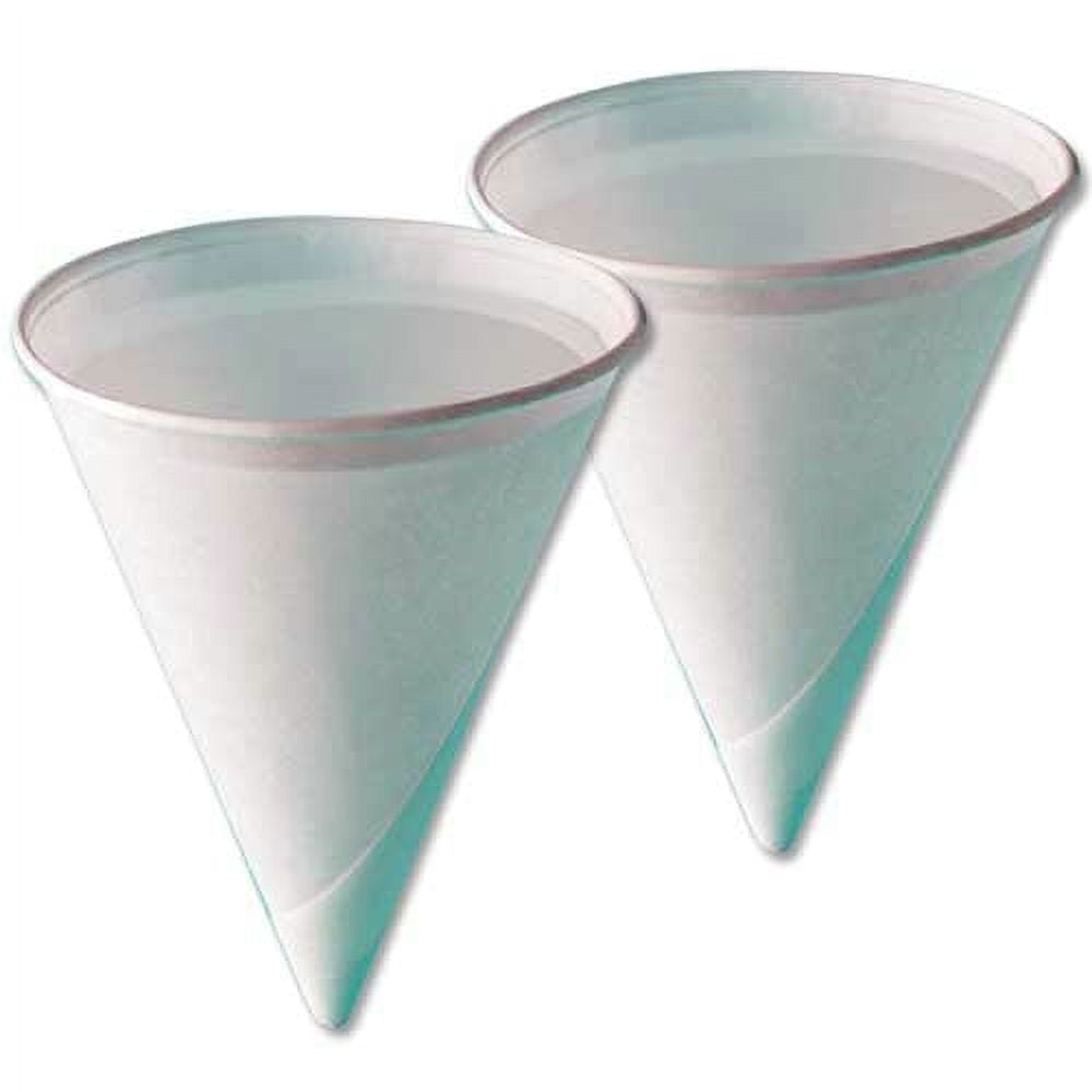 Eco Touch Paper Cone Water Cups 4.5OZ Disposable Drinking Cups Case of 5000 Environmentally Friendly Walmart