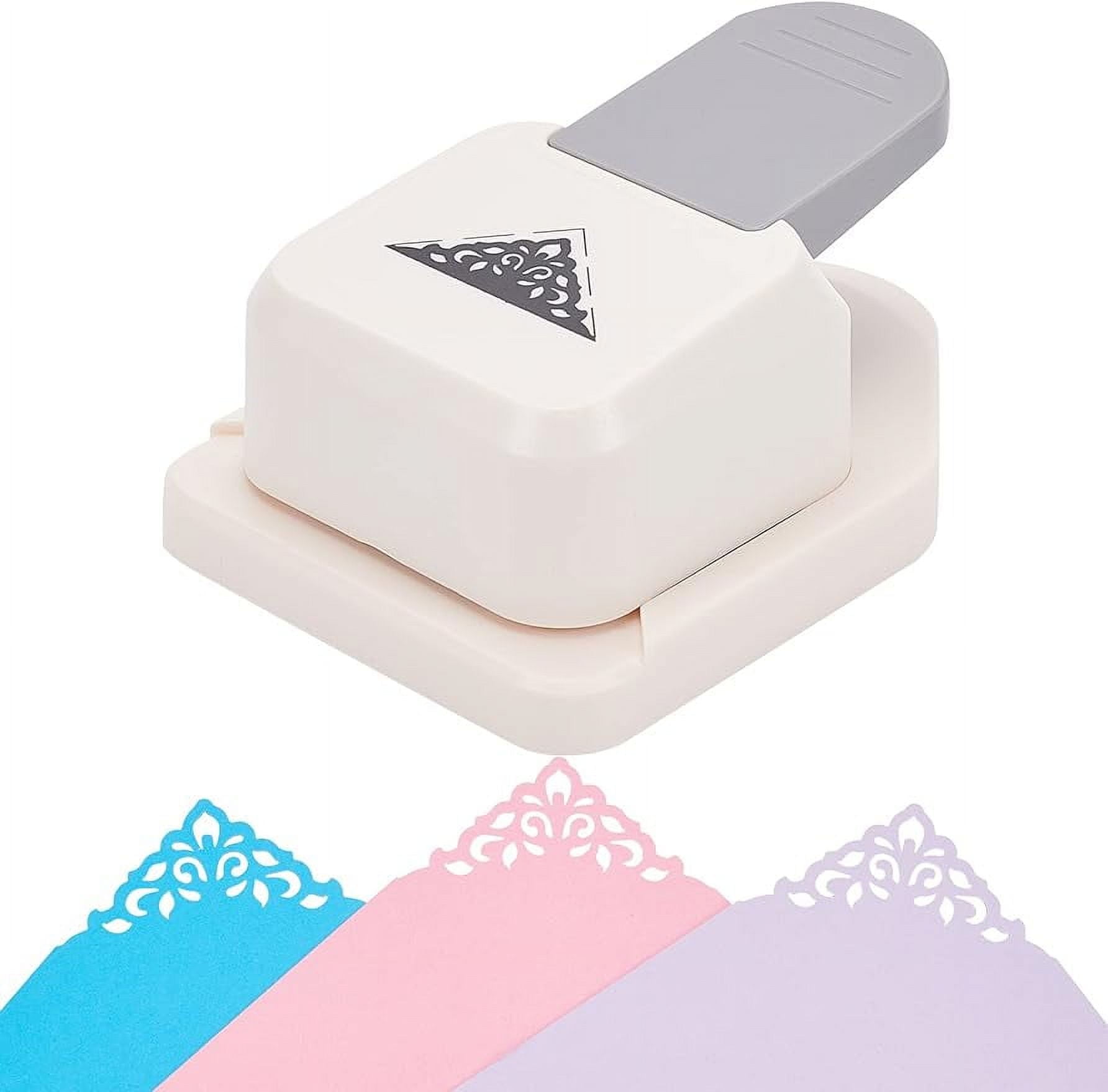 Paper Corner Punch Triangle Shape Flower Pattern Success Tools Paper