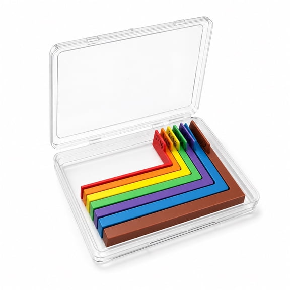 Paper Craft Alignment Guide with Color Coded Guides, L Shape Measuring Template for Scrapbooks Cards Invitations, Card Making Positioning Tool for Paper Margins Layouts Craft Projects