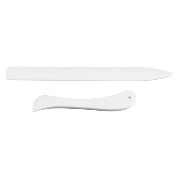 Paper Craft, Creaser, 2Pcs/set Hardened Plastic Multiple Uses Card Making Bookbinding for Handmade Books Scrapbooking Sewing