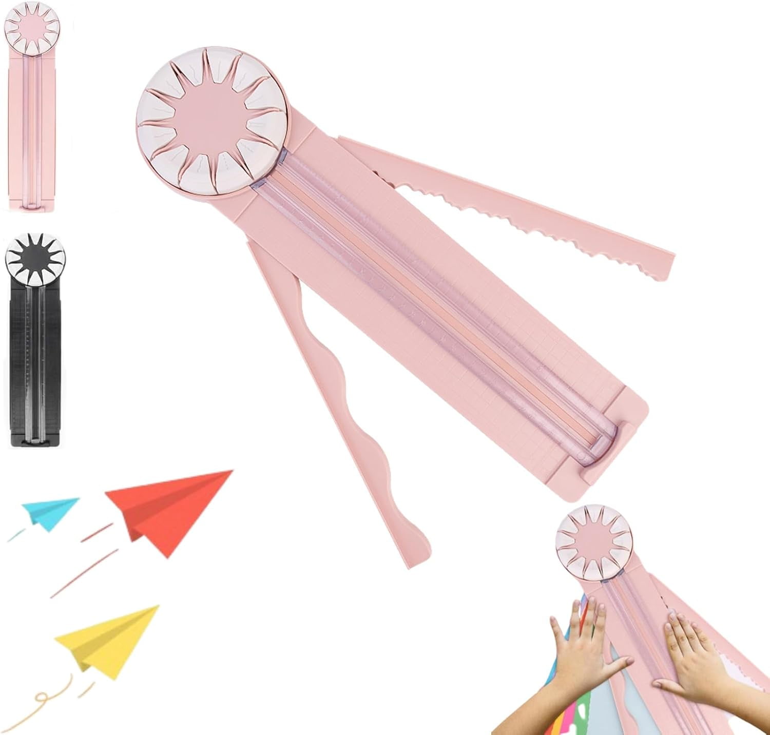 Paper Craft Edge Cutter, 12 in 1 Paper Cutter, Multifunctional Paper