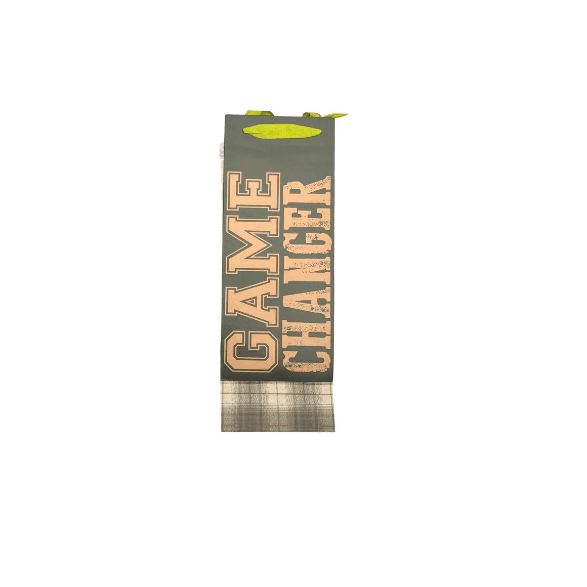 Paper Craft Game Time Wine Bottle Bags with Tissue, Football Themed Gift Bags with Matching Tissue for Wine, Champagne, Specialty Bottles, Sports Party, Tailgate Ready Presentation