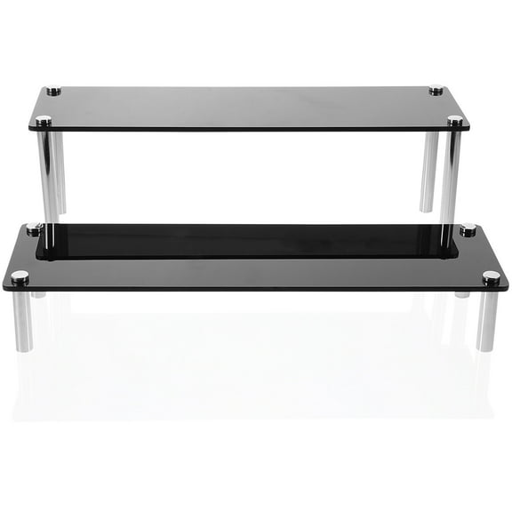 Paper Cup Cake Stand Toy Display Holder Metal Acrylic Riser Shelves for Figurine Ladder Desktop 2 Pcs