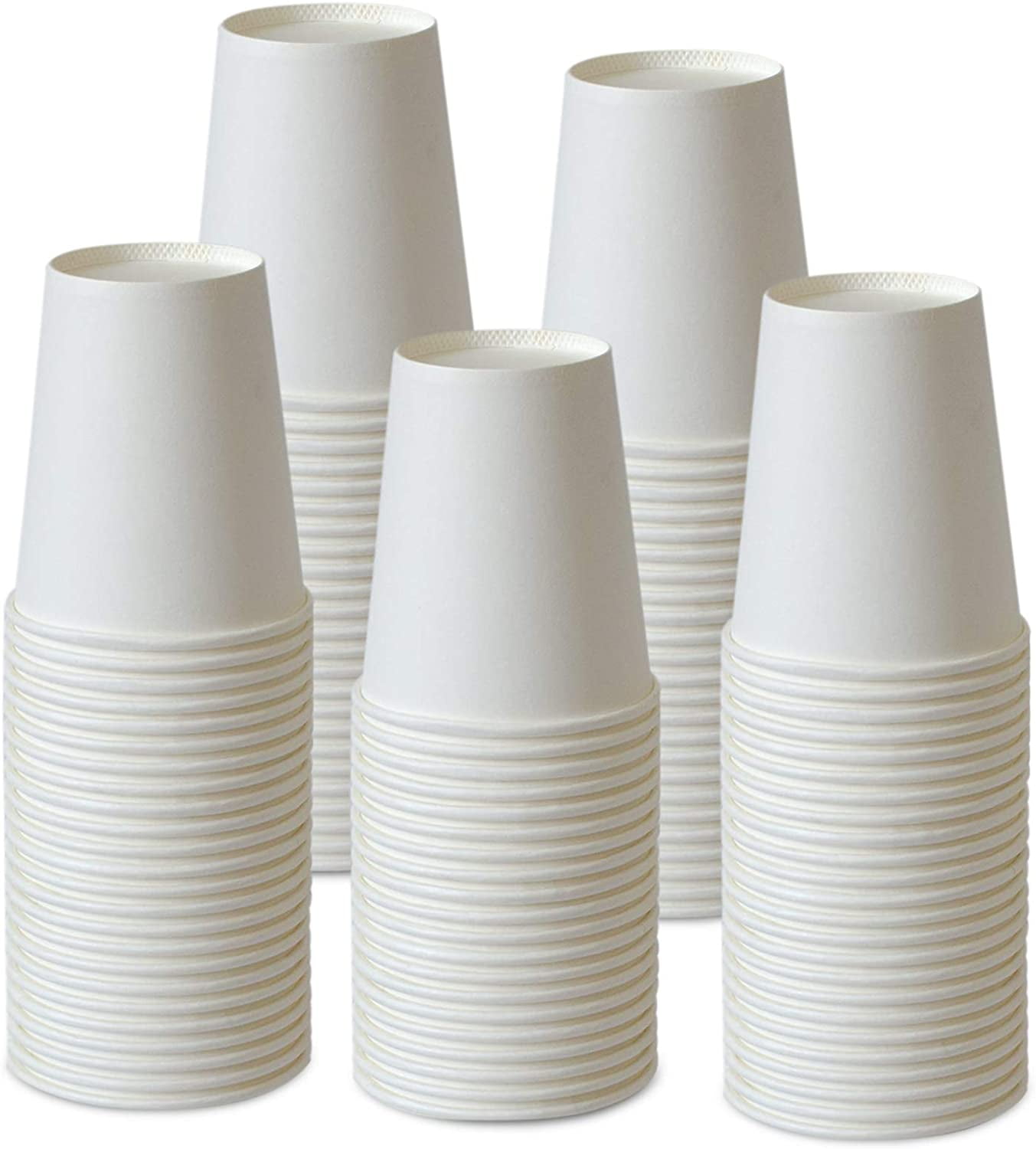 Paper Cups 150 Pack - 8 Oz Hot and Cold Paper Coffee Cups - Walmart.com