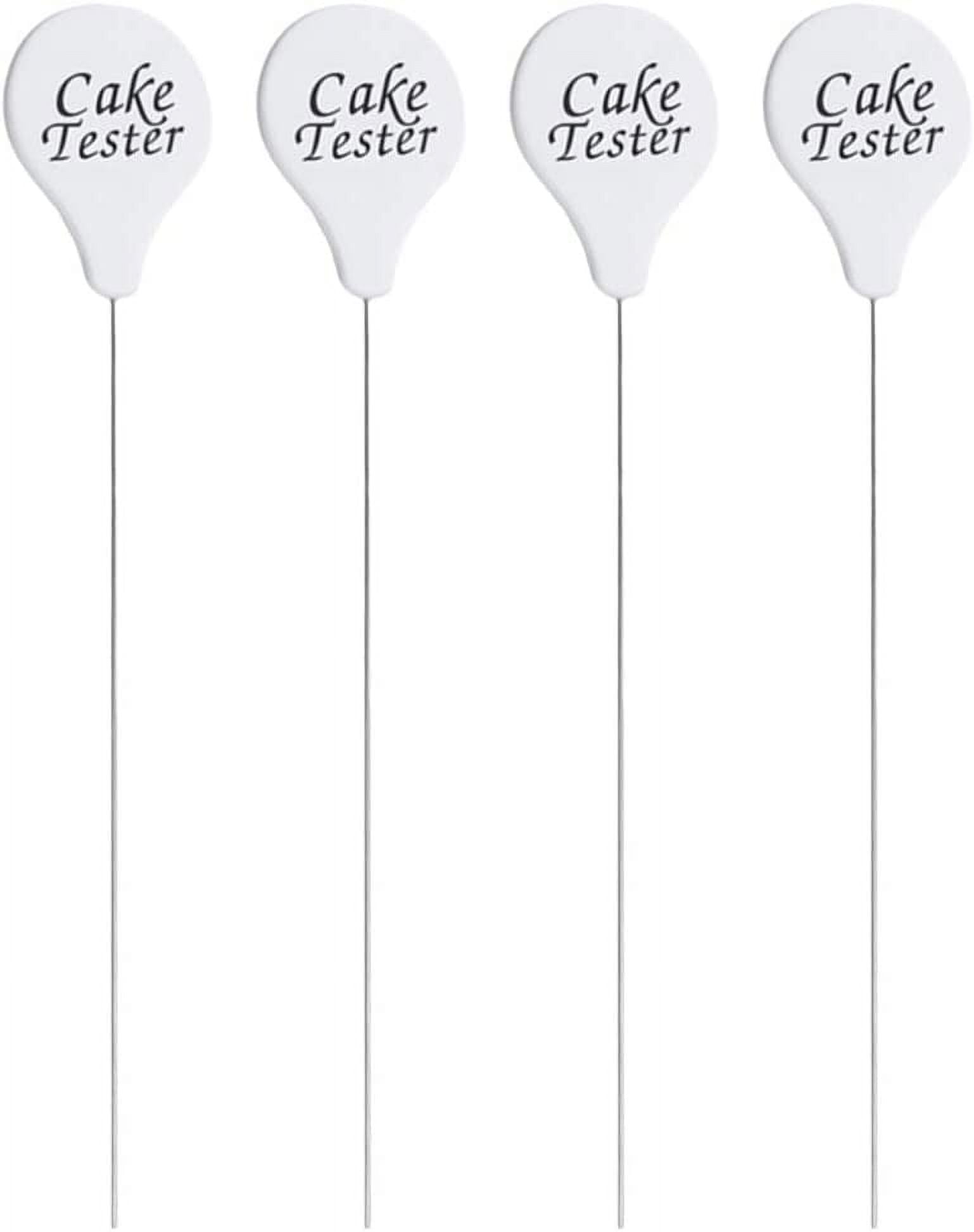 Paper Cups 4PCS Cake Tester Probe Cute Skewer Stainless Steel Cupcake ...