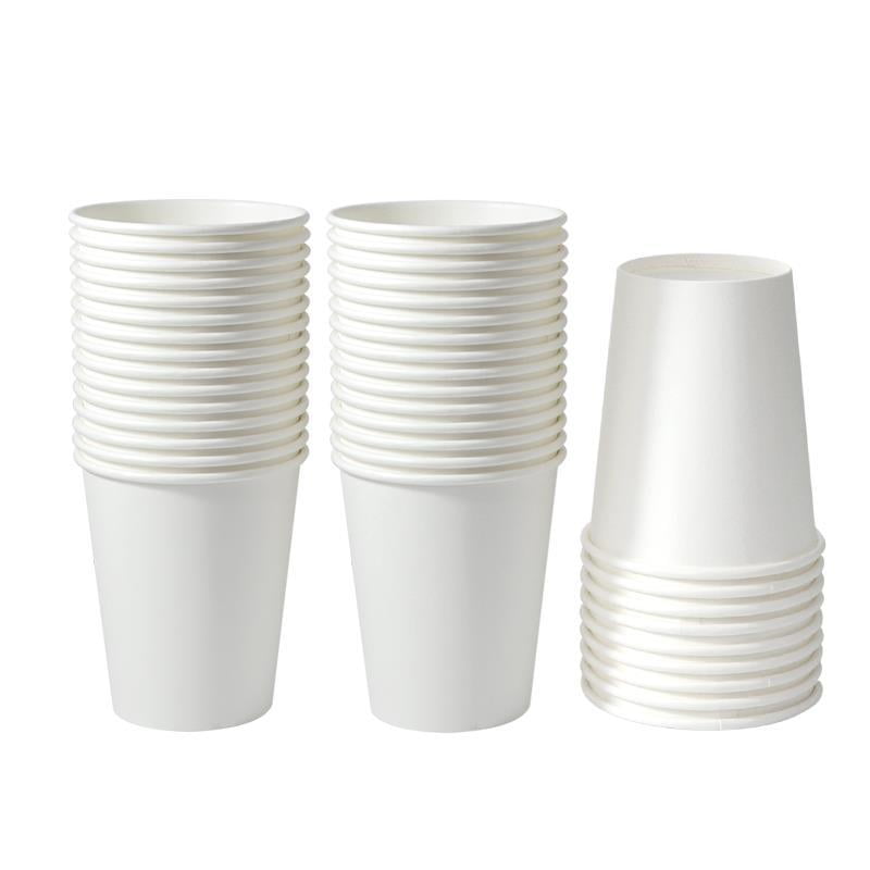 Paper Cups, 50 Pack 7 Oz Paper Cups, Paper Coffee Cups 7 Oz, Hot Cups ...