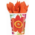 thumbnail image 1 of Paper Cups 9 Ounce 8/Pkg-Floral Splash, 1 of 1