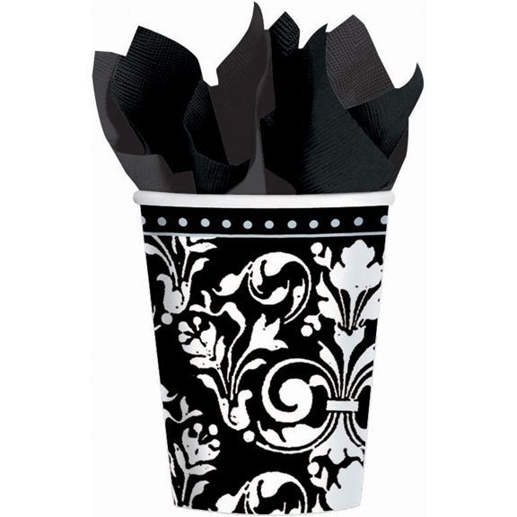 Paper Cups 9 Ounce 8/Pkg-Formal Affair