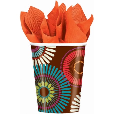 Paper Cups 9 Ounce 8/Pkg-Modern Motif