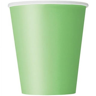 Paper Cups Green - 10 pcs - Mambo's Storage & Home