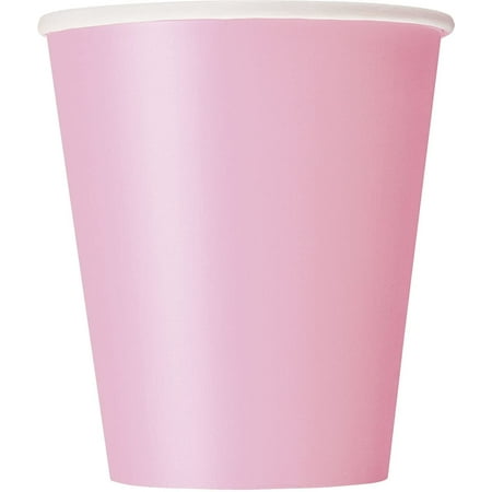 Paper Cups, 9 oz, Light Pink, 14ct