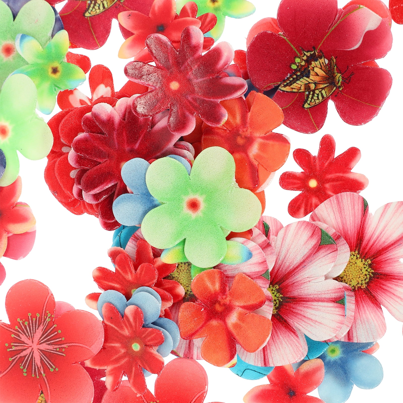 Guichaokj Paper Cups Decor Cake Flower Decoration Digital Sticky Rice