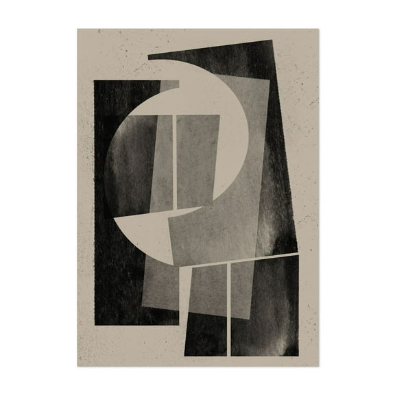 Paper Cut No.1 - Collage Unframed Wall Art Print 5 x 7 inches